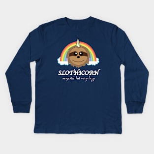 Slothicorn Kids Long Sleeve T-Shirt